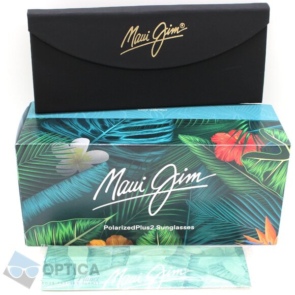 NEW Maui Jim ALELELE BRIDGE Polarized Sunglasses Black Frame / Grey Lens 438-02 - Picture 4 of 4